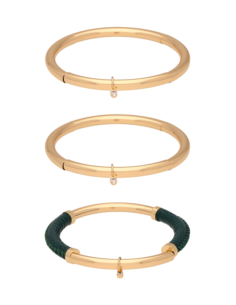 Pulsera con Holiday Textures acabado pulido