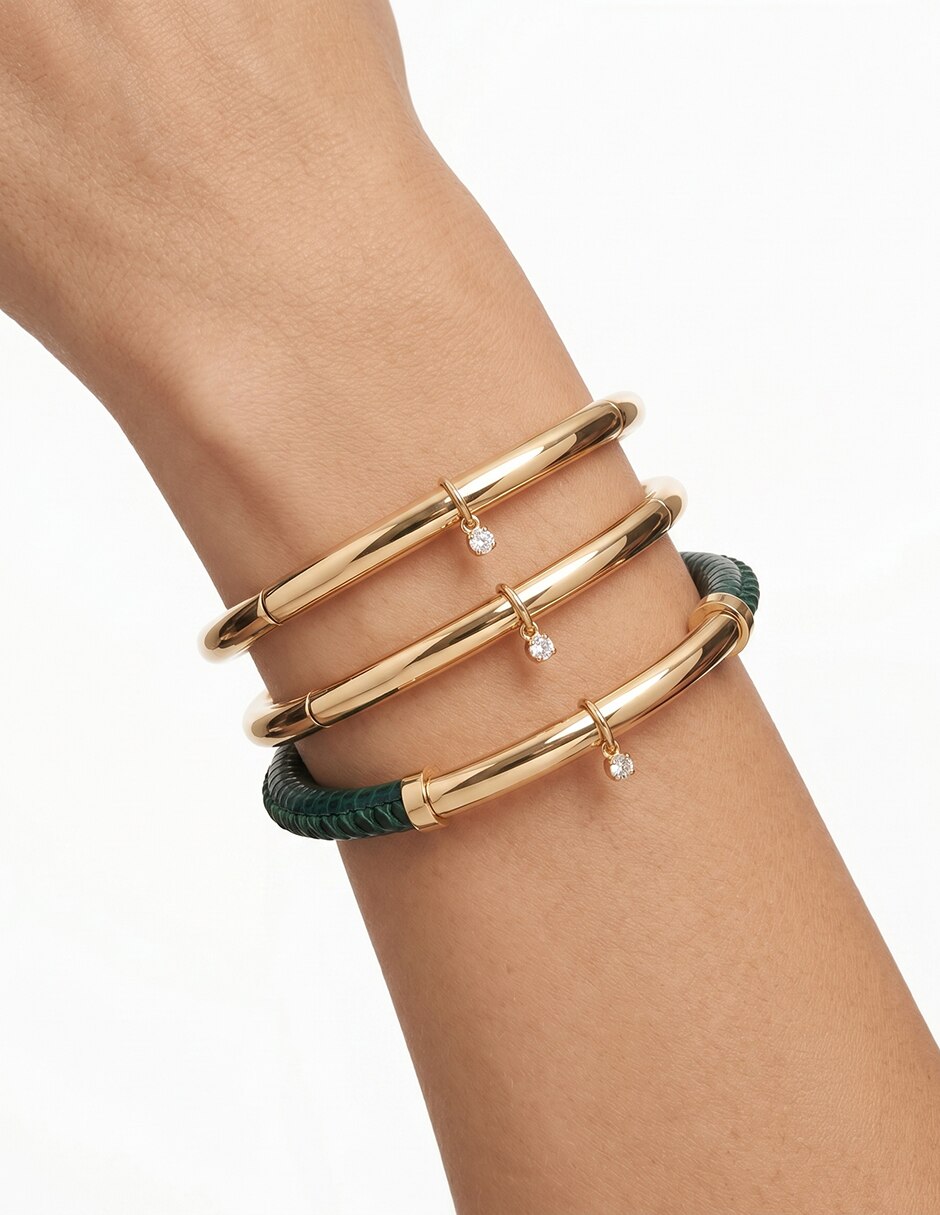 Pulsera con Holiday Textures acabado pulido 2