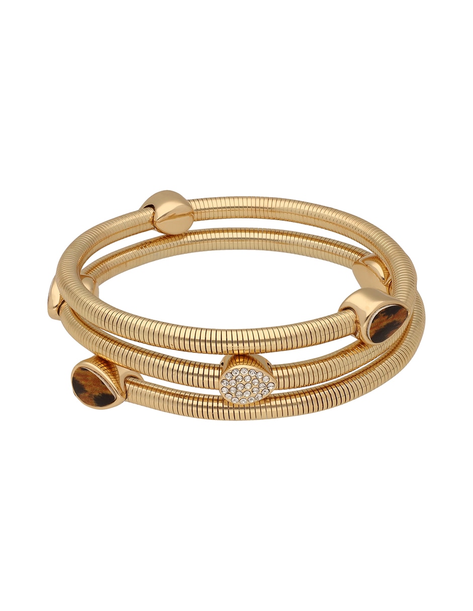 Pulsera Gold Tortoise & Cheetah acabado pulido 1