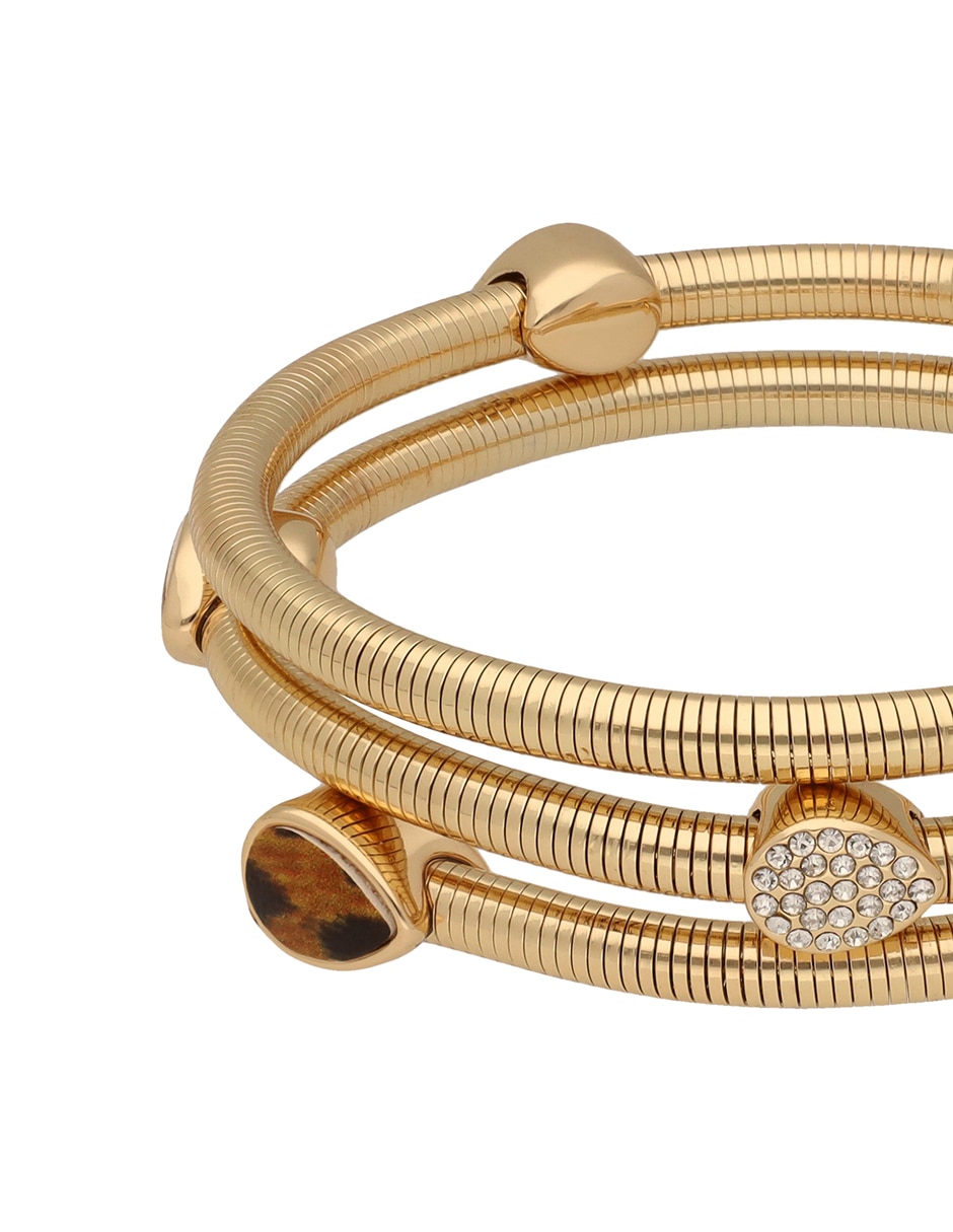 Pulsera Gold Tortoise & Cheetah acabado pulido 3