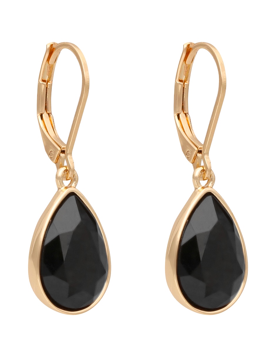 Aretes de gota Color Earring Capsule con acabado brillante cristal Aretes de gota Color Earring Capsule con acabado brillante cristal