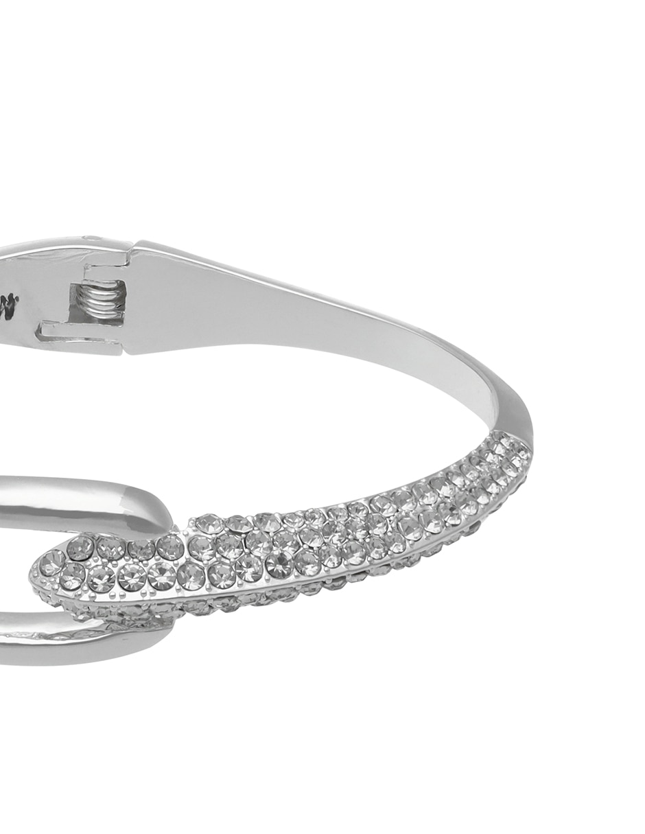 Pulsera Silver Pave con acabado 3