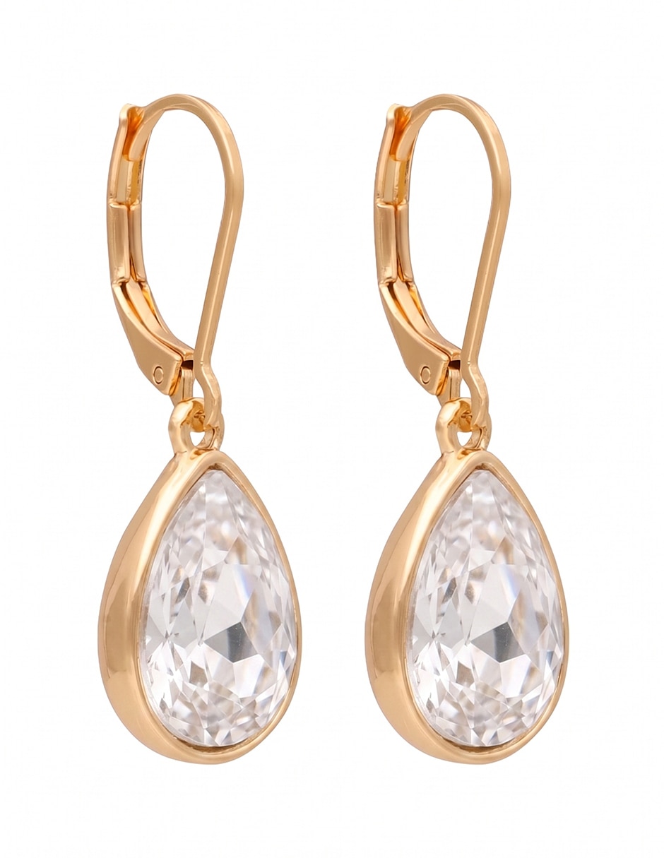 Aretes de gota Color Earring Capsule con acabado brillante cristal Aretes de gota Color Earring Capsule con acabado brillante cristal