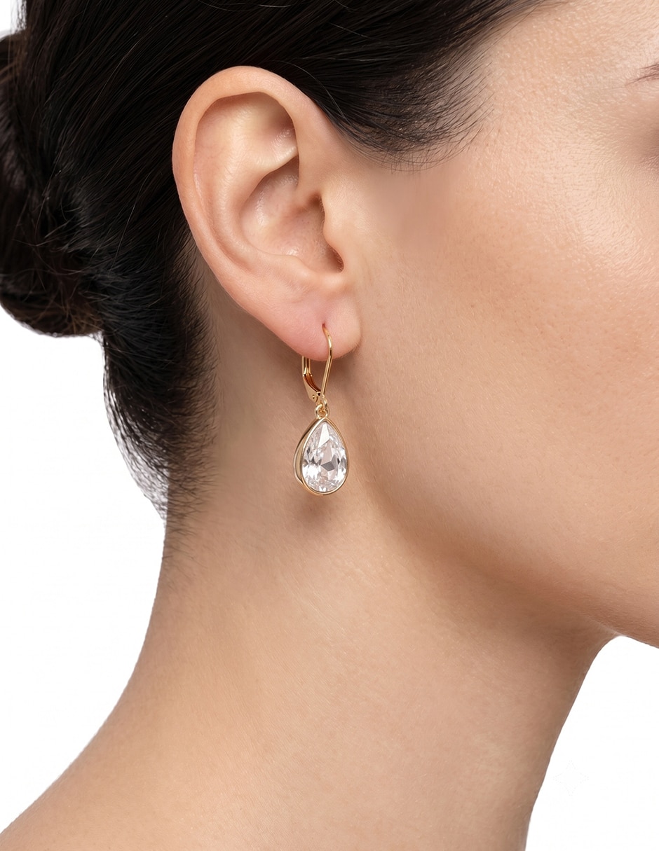 Aretes de gota Color Earring Capsule con acabado brillante cristal 3