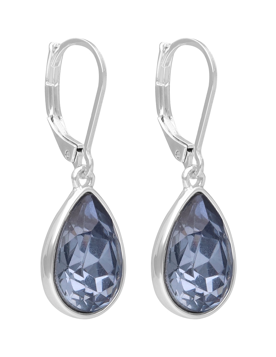 Aretes de gota Color Earring Capsule con acabado brillante cristal Aretes de gota Color Earring Capsule con acabado brillante cristal