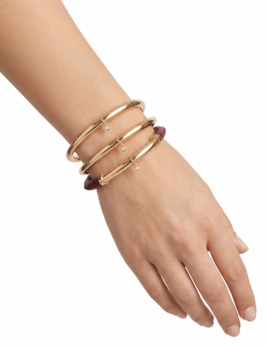 Pulsera con Holiday Textures acabado pulido 3
