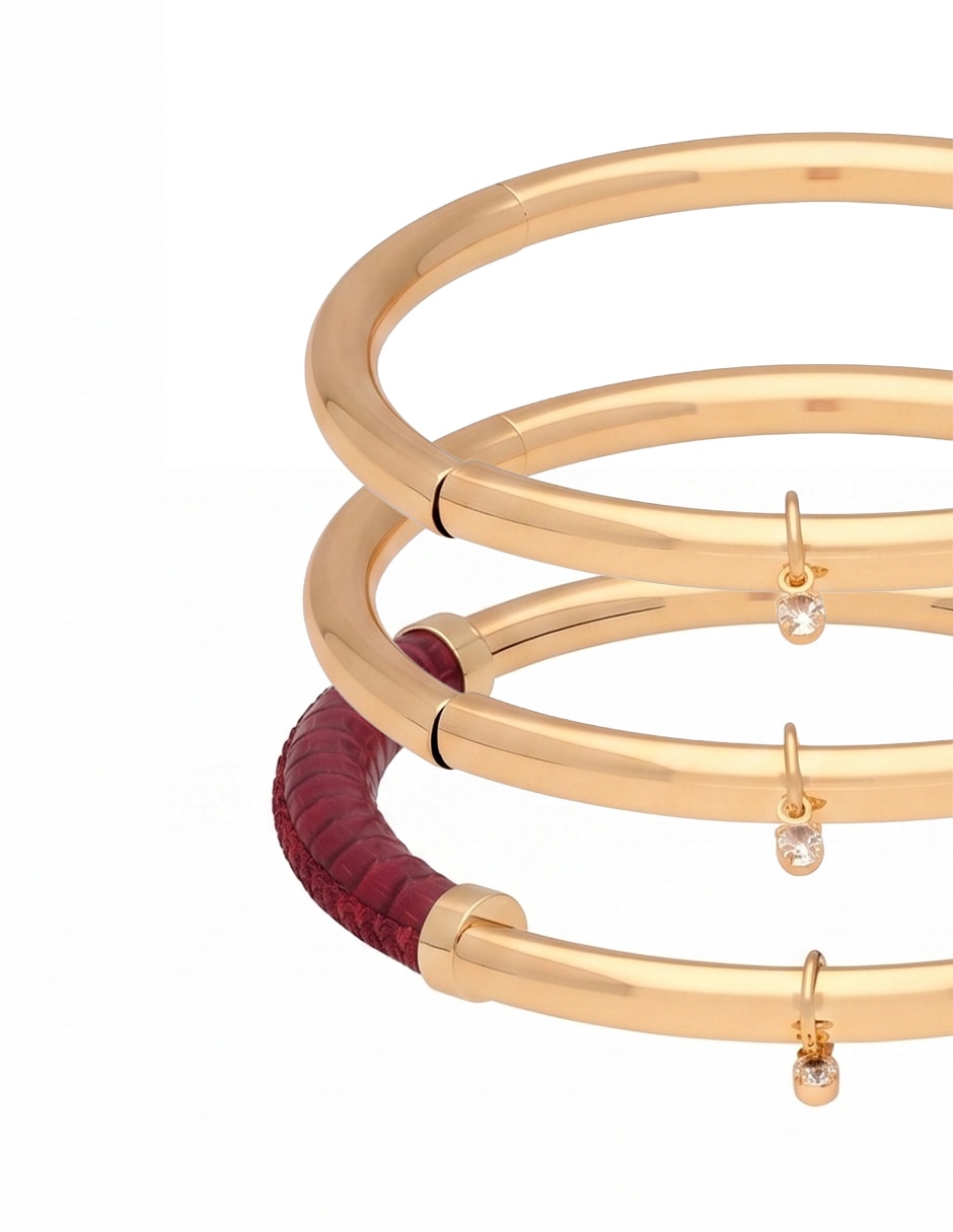 Pulsera con Holiday Textures acabado pulido 4