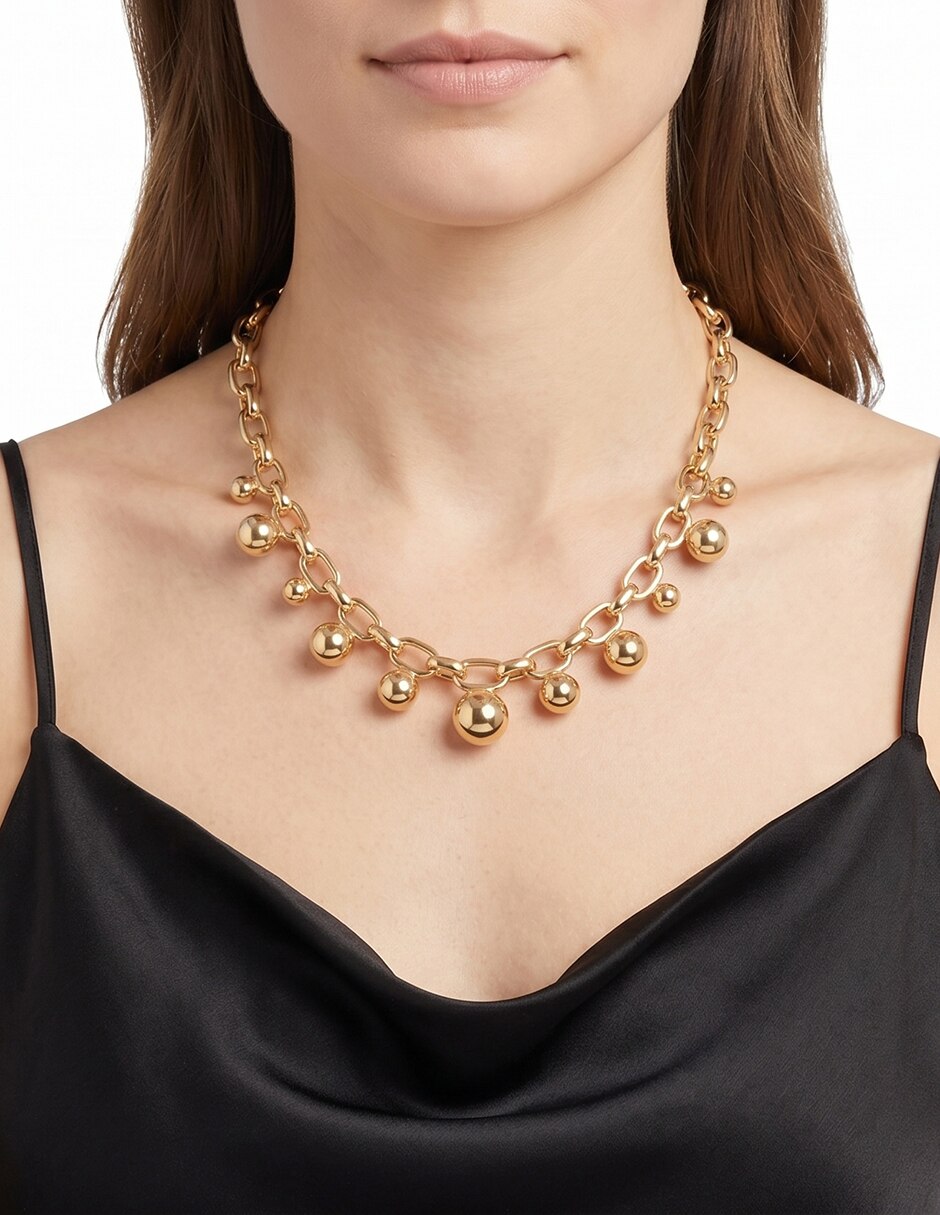Collar Gold Baubles 3