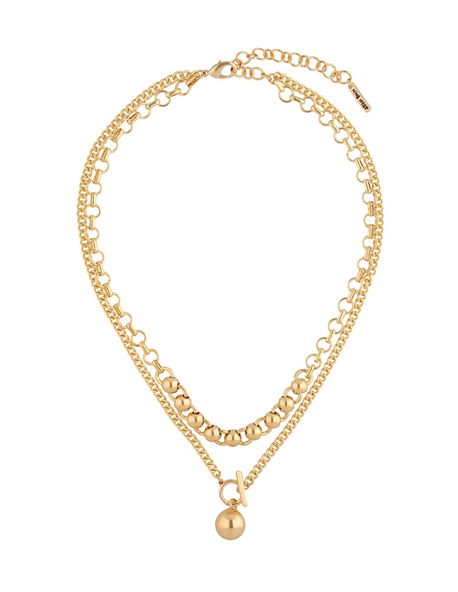 Collar varios hilos Gold Baubles 2