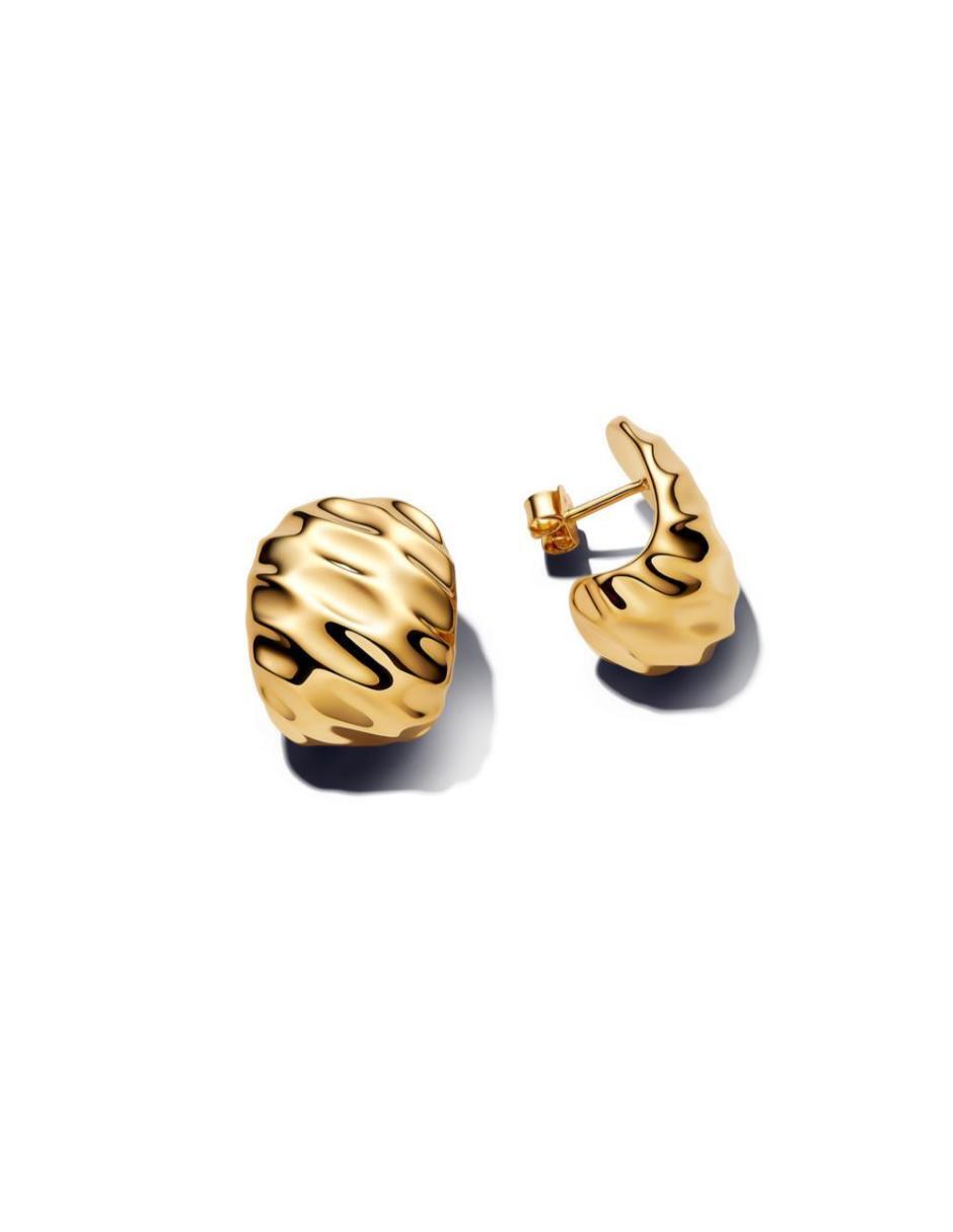 Aretes cortos Pandora Essence de plata P 925 con acabado baño de oro