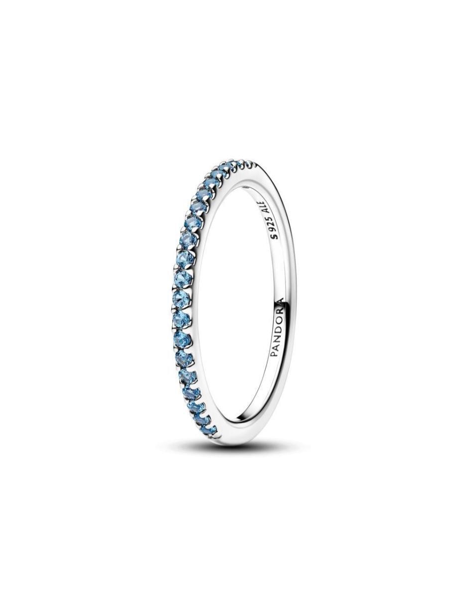 Anillo Timeless P 950 de Plata Cristal Pulido