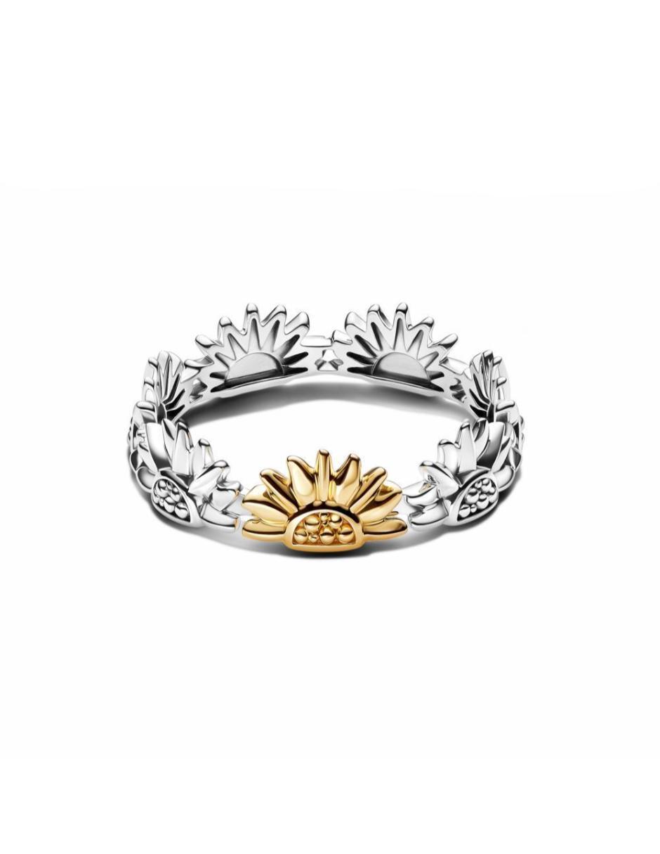 Anillo de Moments P 950 de Plata Baño de oro 2