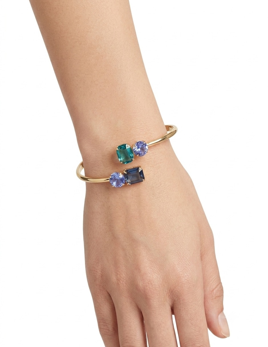 Pulsera con cristal Rosalina acabado pulido 2
