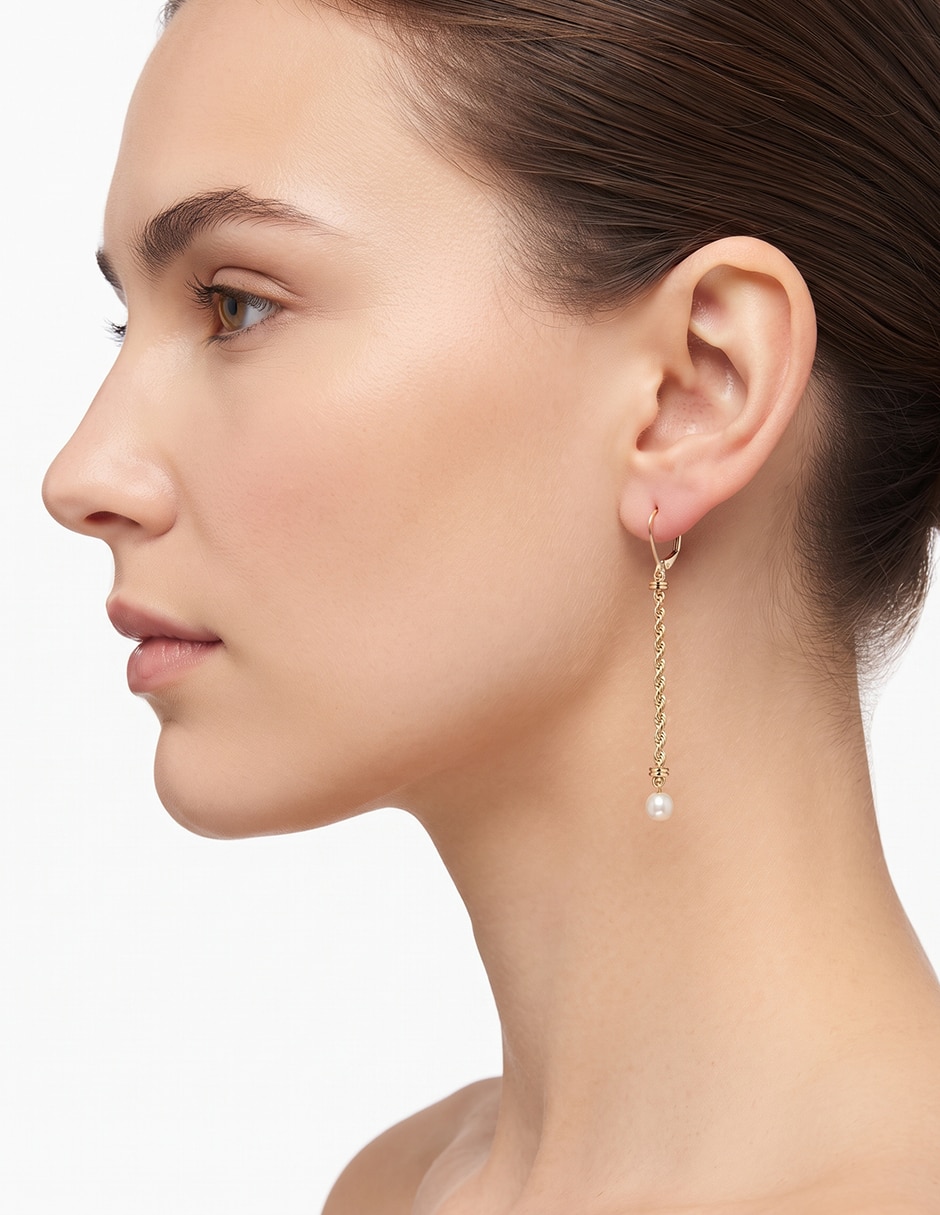 Aretes cortos de entrelazado lindella 3