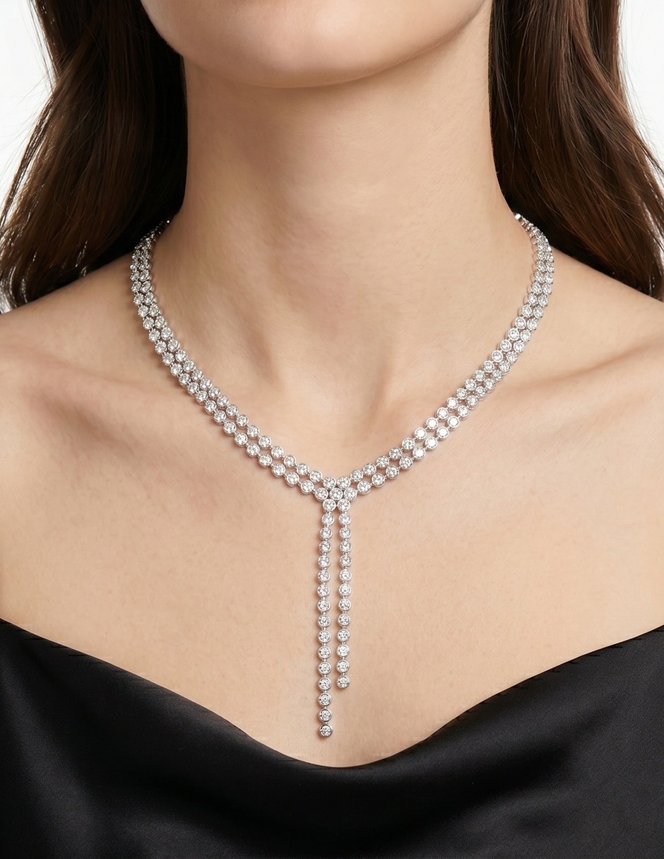 Collar varios hilos Draped In Diamonds 3