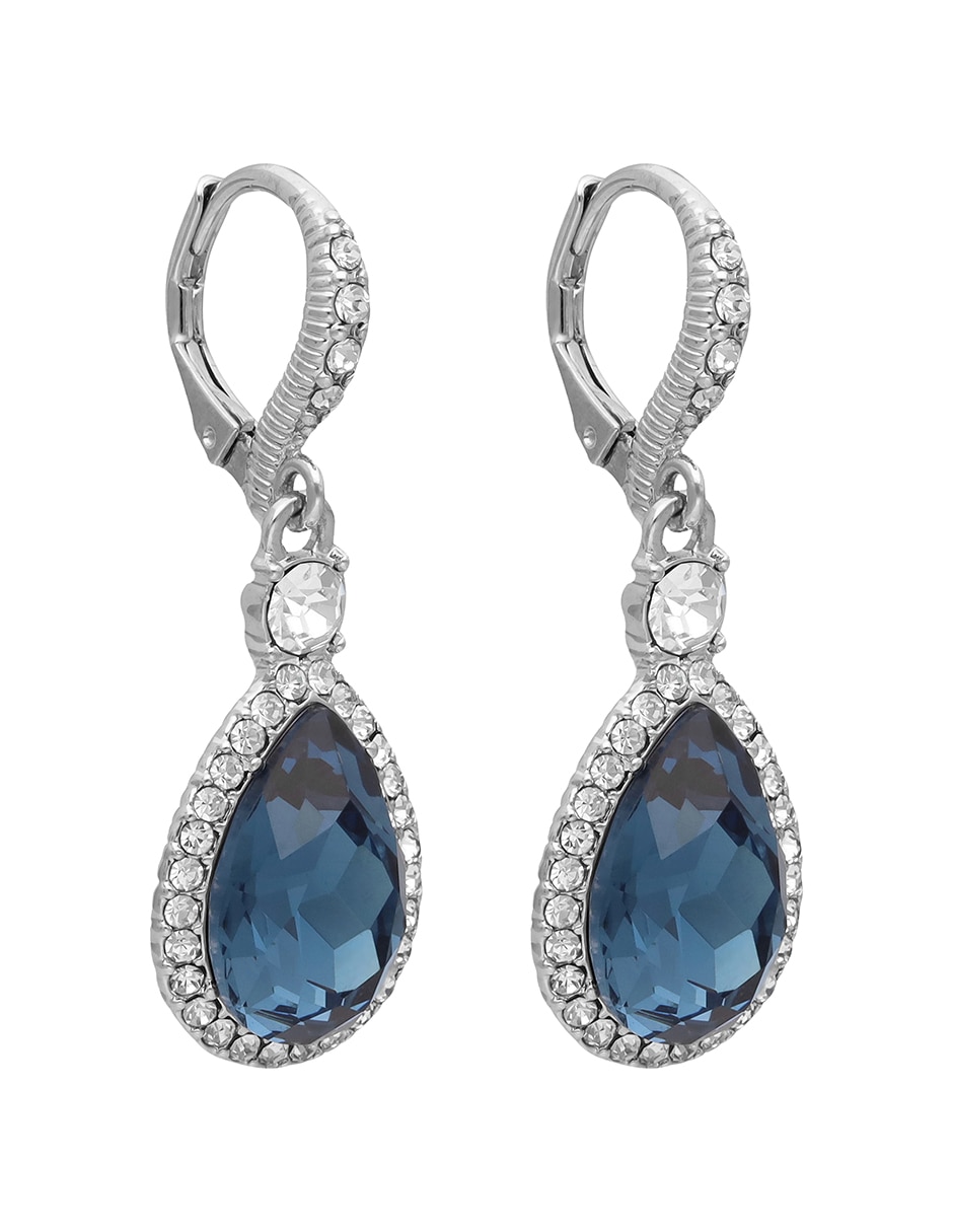 Aretes ovalados Daydreamin' Diva con acabado brillante lapislázuli