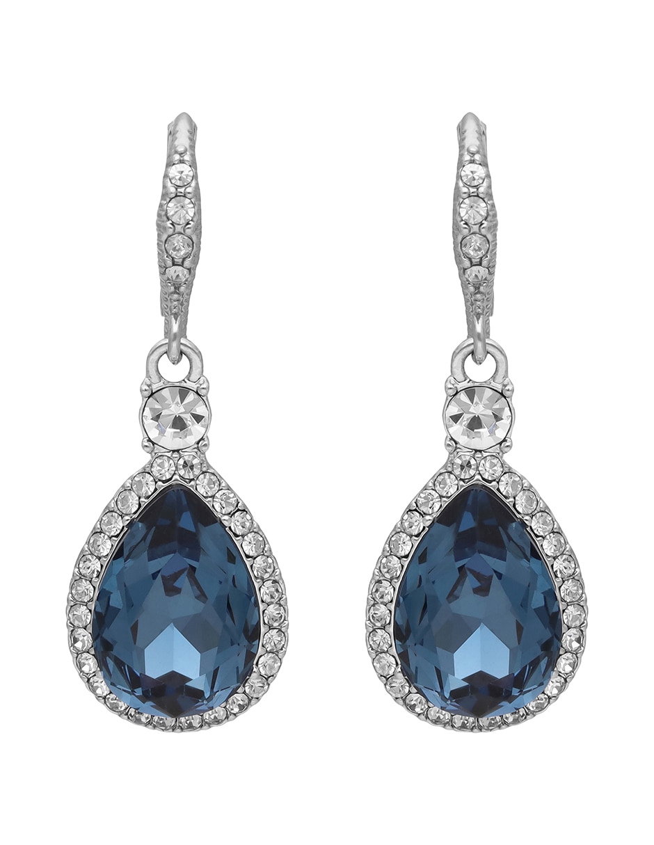 Aretes ovalados Daydreamin' Diva con acabado brillante lapislázuli 2