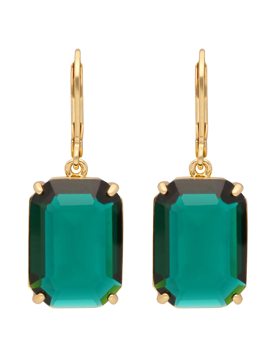 Aretes rectangulares Kensington F26 Recolor con acabado brillante cristal 2