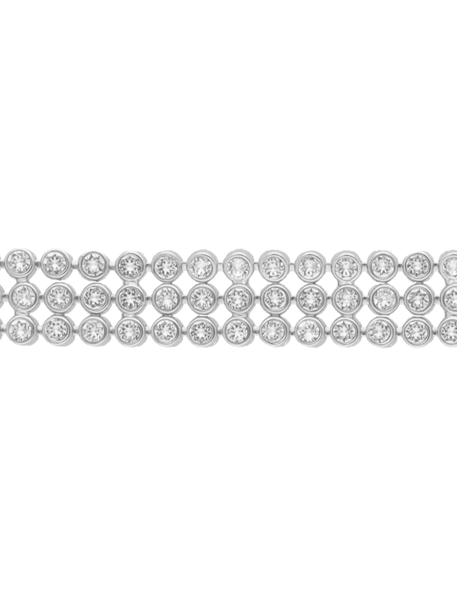 Pulsera Draped in diamonds con acabado brillante 3