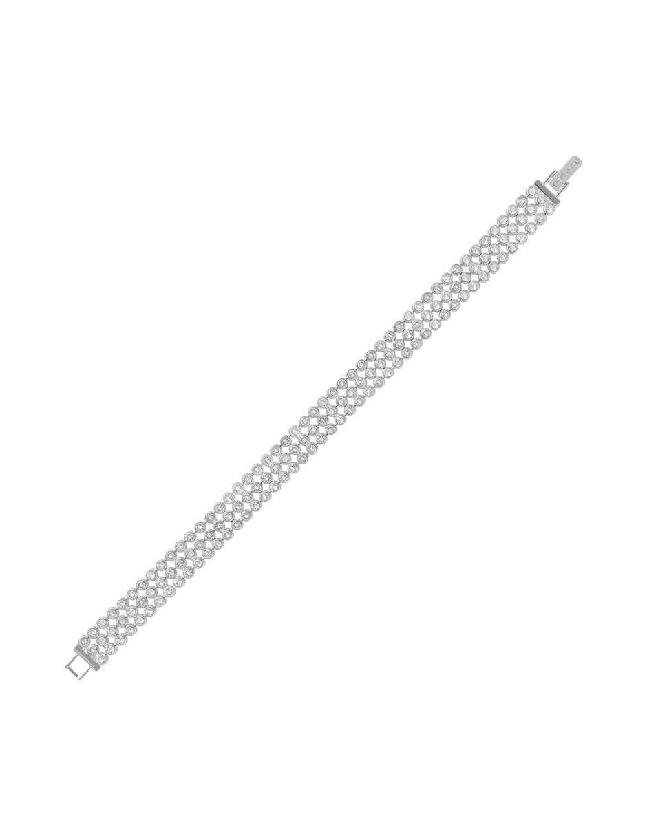 Pulsera Draped in diamonds con acabado brillante 4