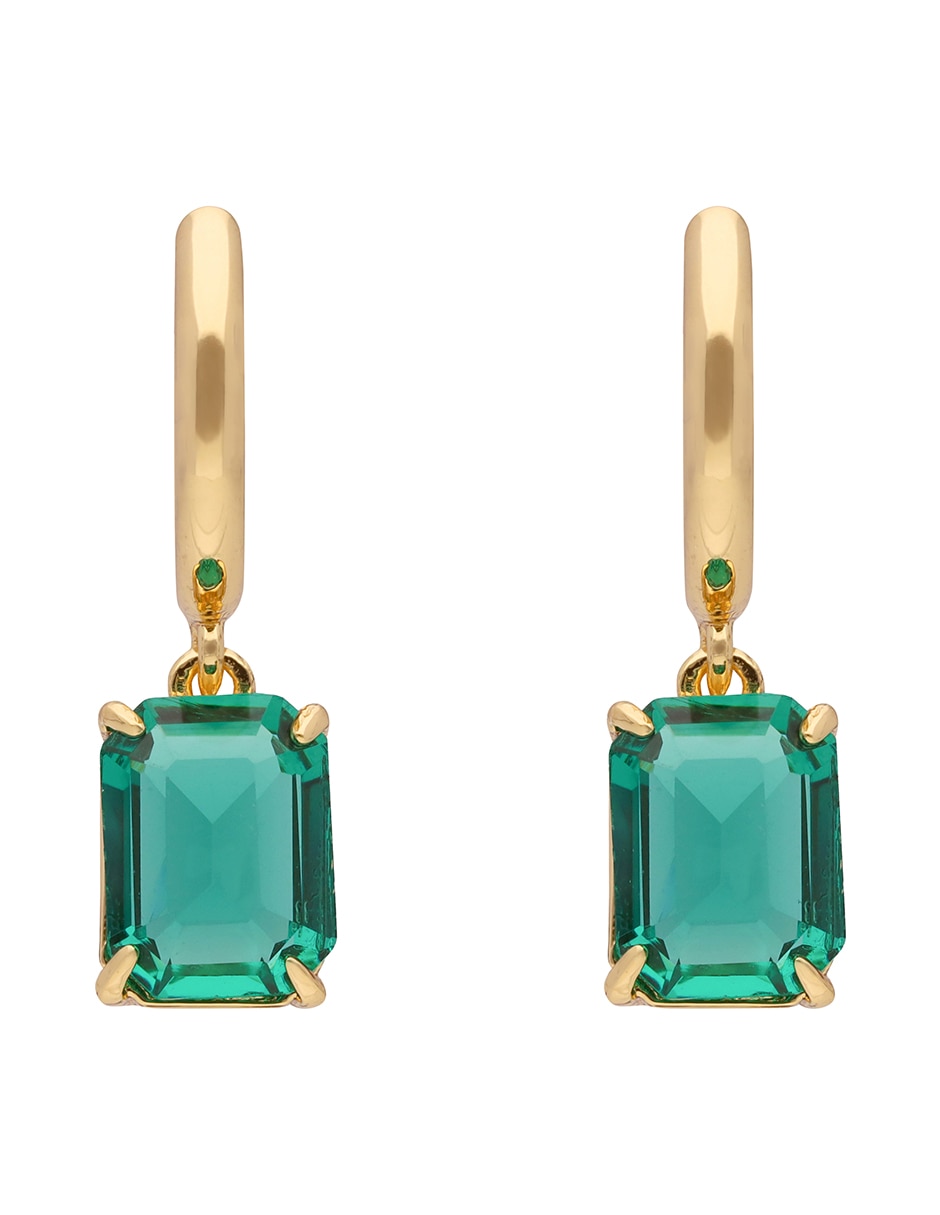 Aretes cuadrados Kensington F26 Recolor con acabado brillante cristal 2