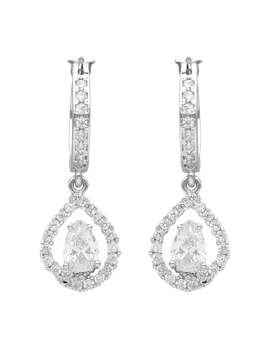 Aretes de gota She'S All Class con acabado brillante 2
