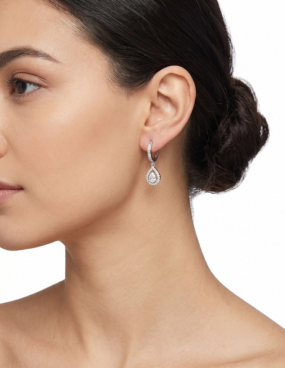 Aretes de gota She'S All Class con acabado brillante 3