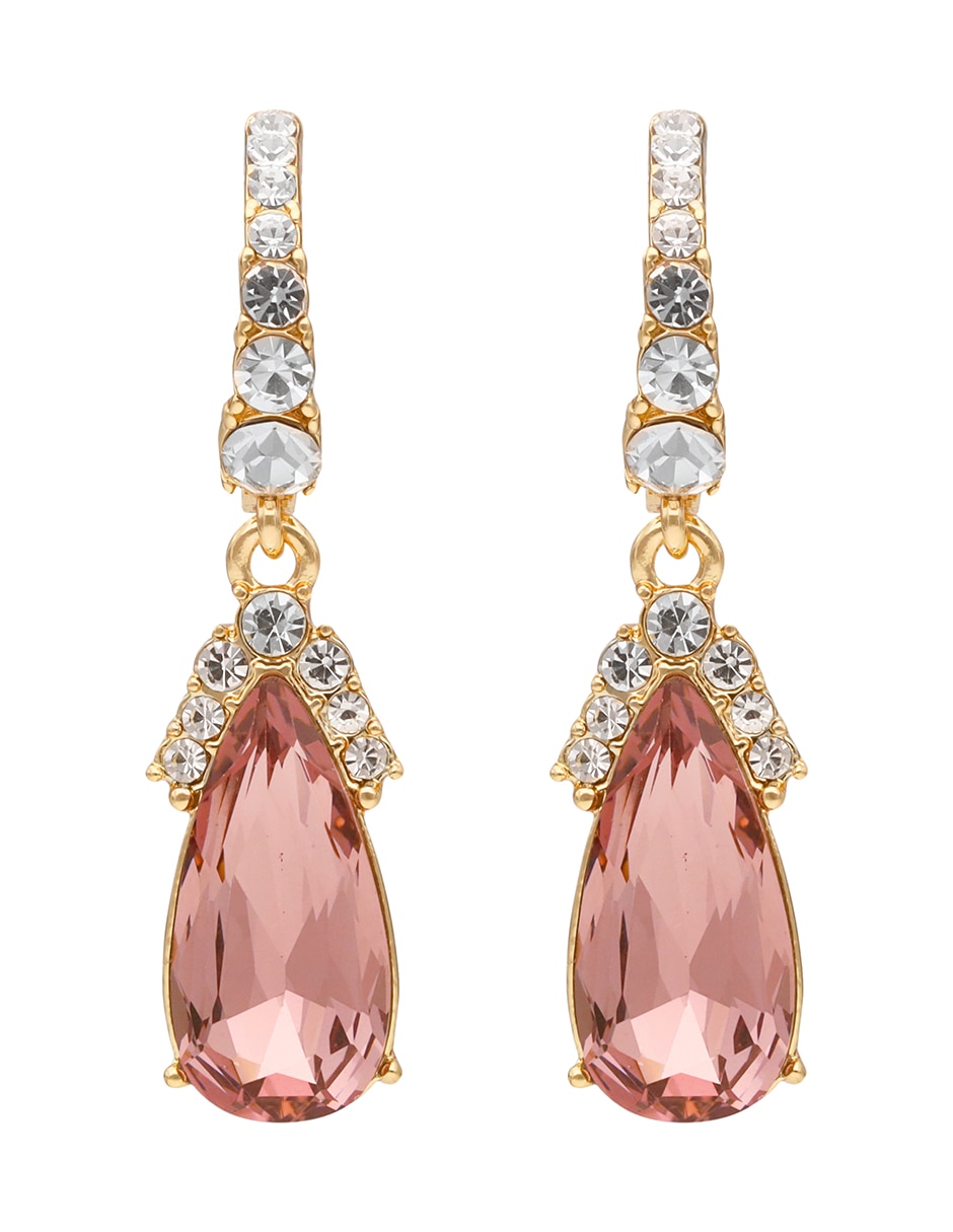 Aretes cortos Perfectly Pristine de Latón con acabado brillante