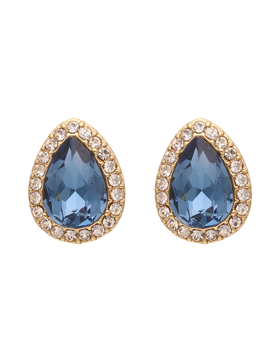 Aretes ovalados Garden Of Elegance con acabado brillante cristal 2