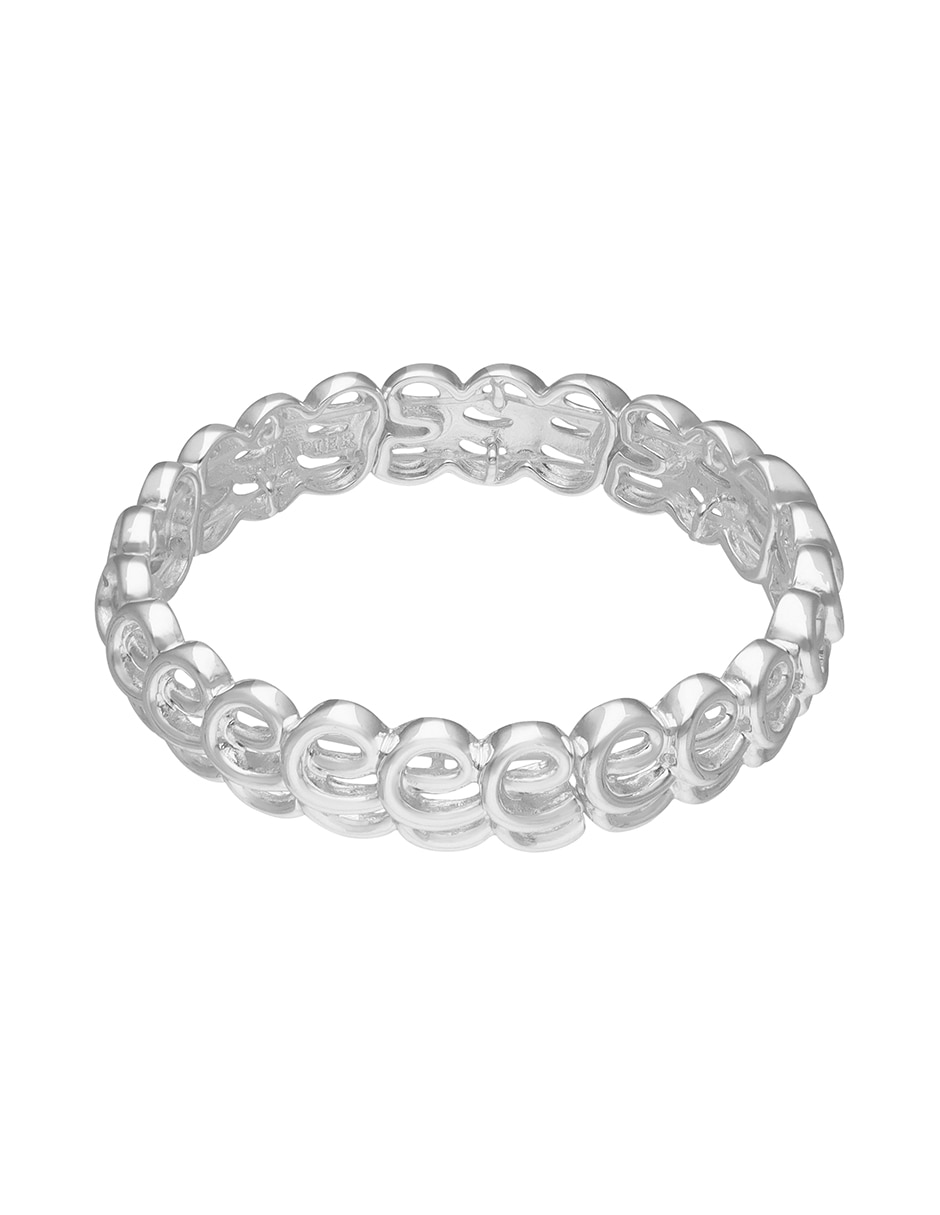 Pulsera Silver Rings con acabado brillante