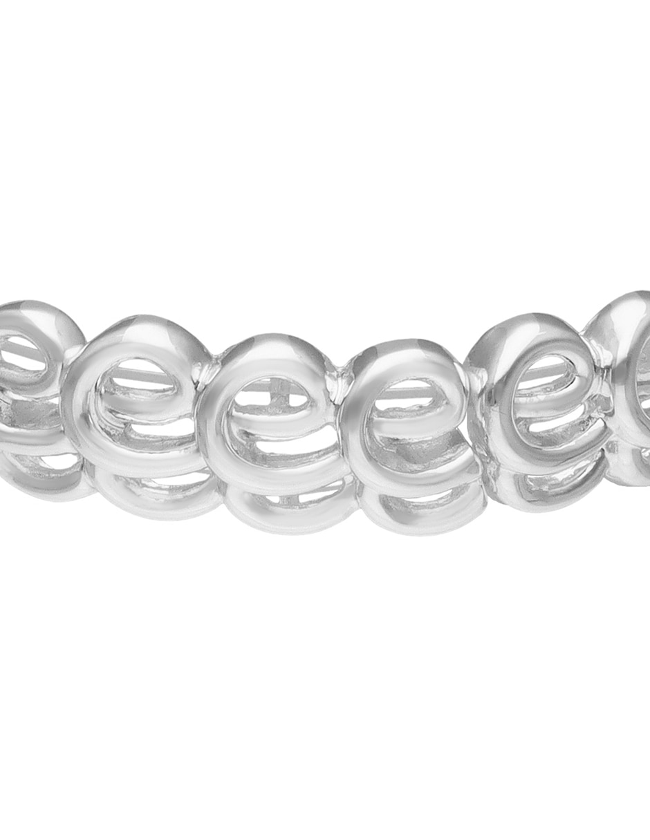 Pulsera Silver Rings con acabado brillante 3