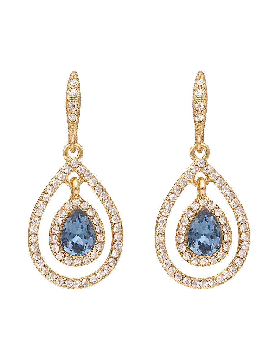Aretes ovalados Garden Of Elegance con acabado brillante cristal 3