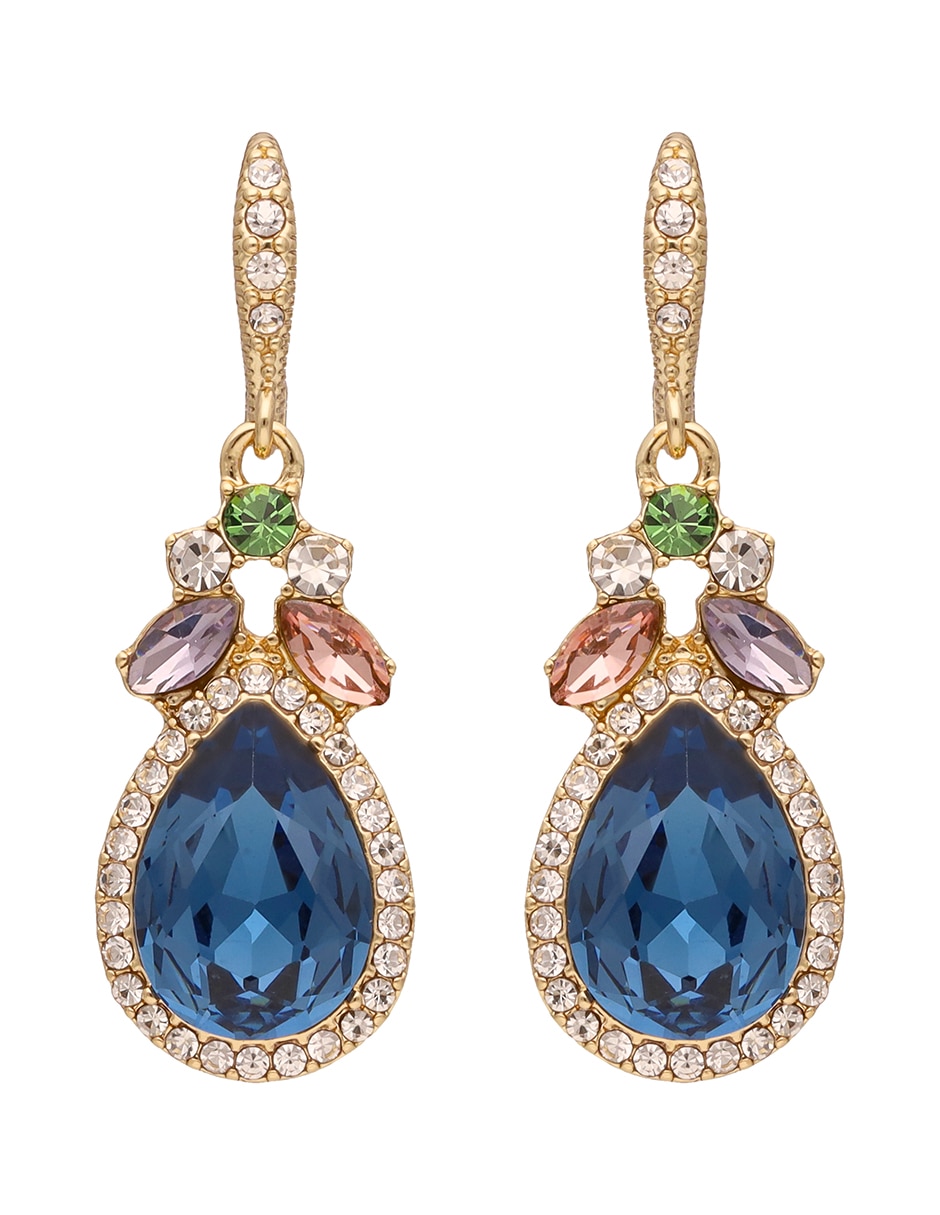 Aretes ovalados Garden Of Elegance con acabado brillante cristal 2