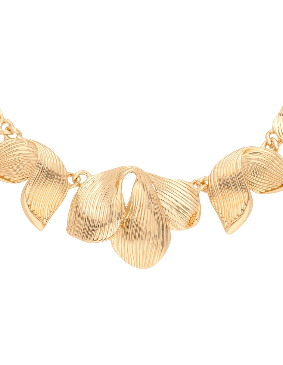Collar Gold Petals