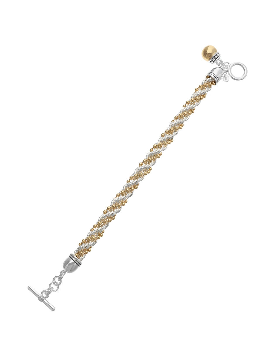 Pulsera Metal Mix con acabado pulido 2