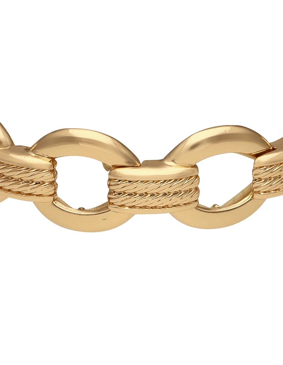 Pulsera Golden Ropes con acabado pulido 3