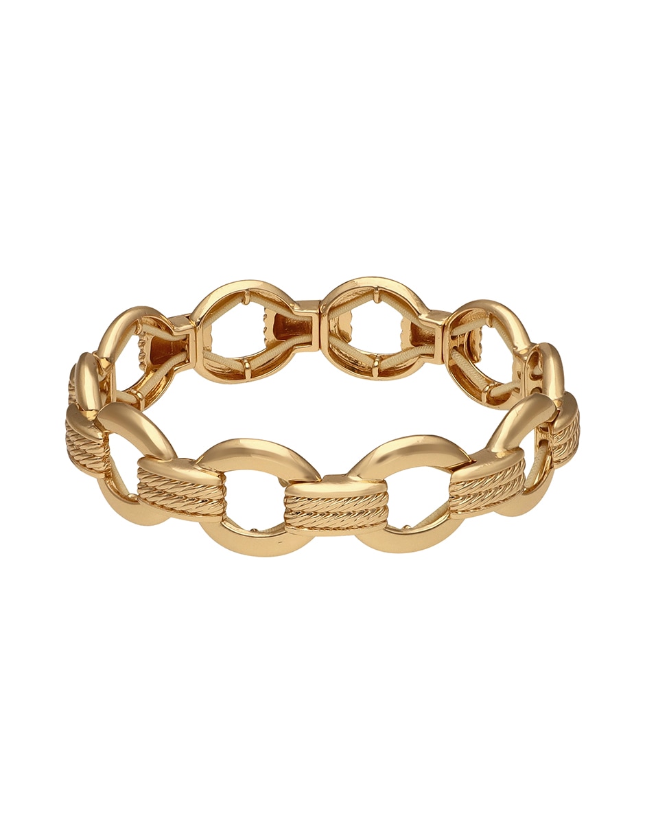Pulsera Golden Ropes con acabado pulido 4