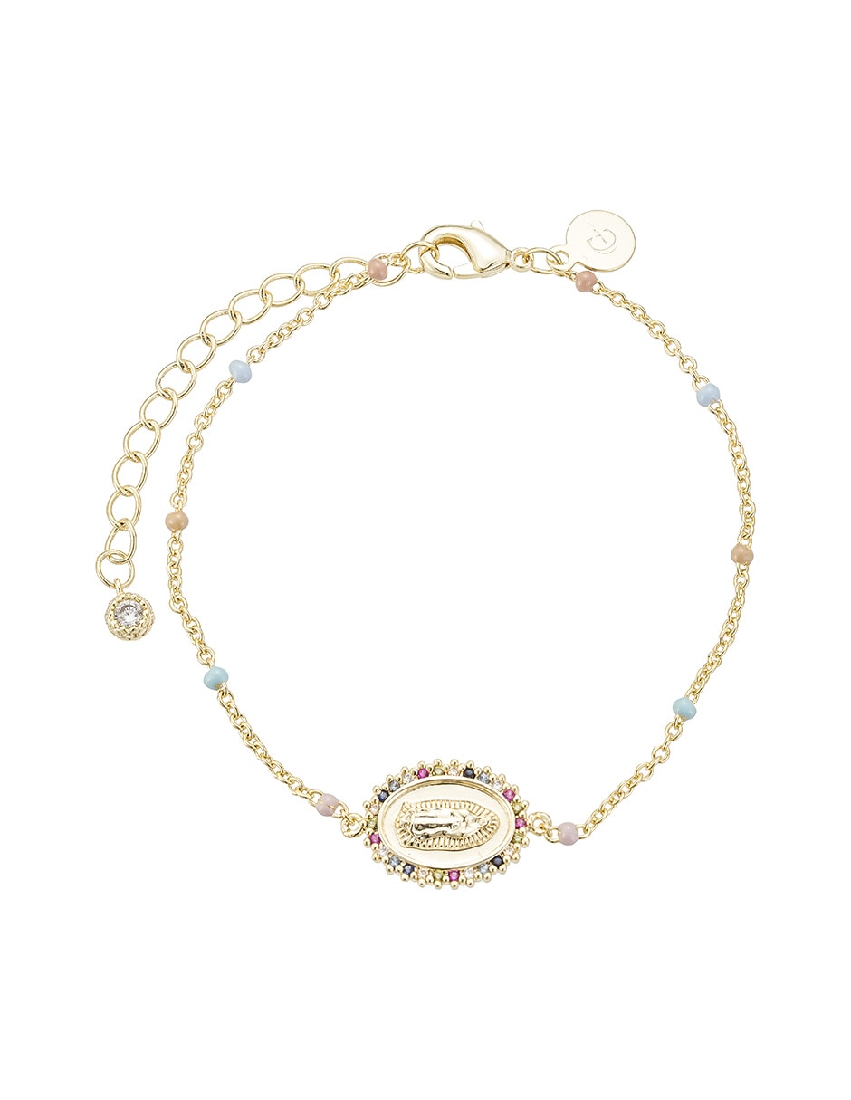 Pulsera pulsera de aleación de metal 14 k religiosos 1