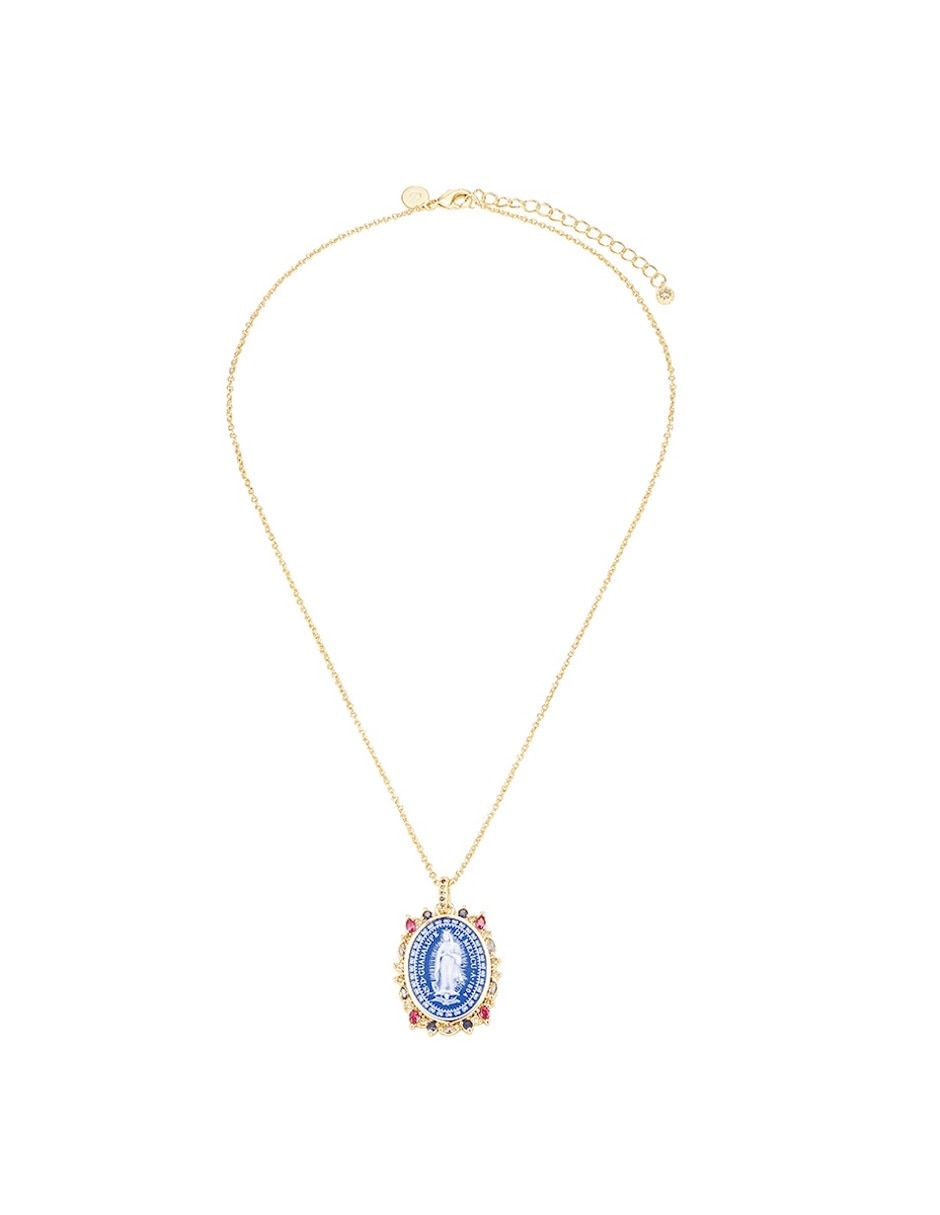 Collar ovalado religiosos 14 k 1