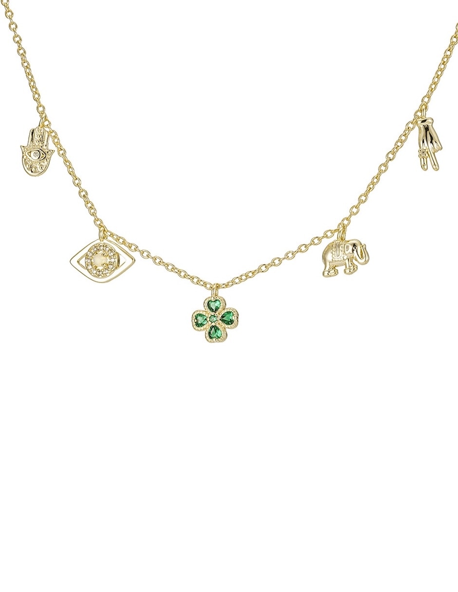 Collar buena suerte 14 k