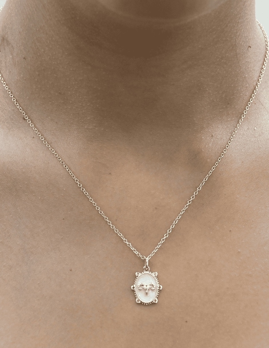Collar ovalado zodiaco 14 k 4