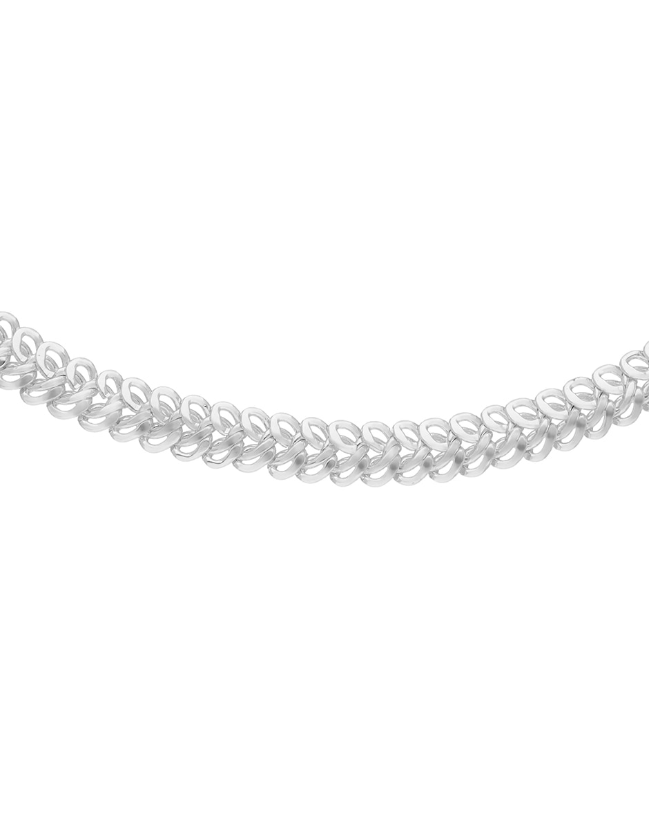 Collar entrelazado Silver Rings