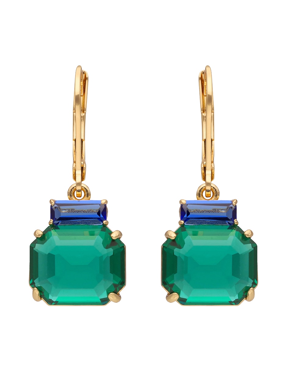 Aretes de gota Kensington F26 Recolor con acabado brillante cristal 2