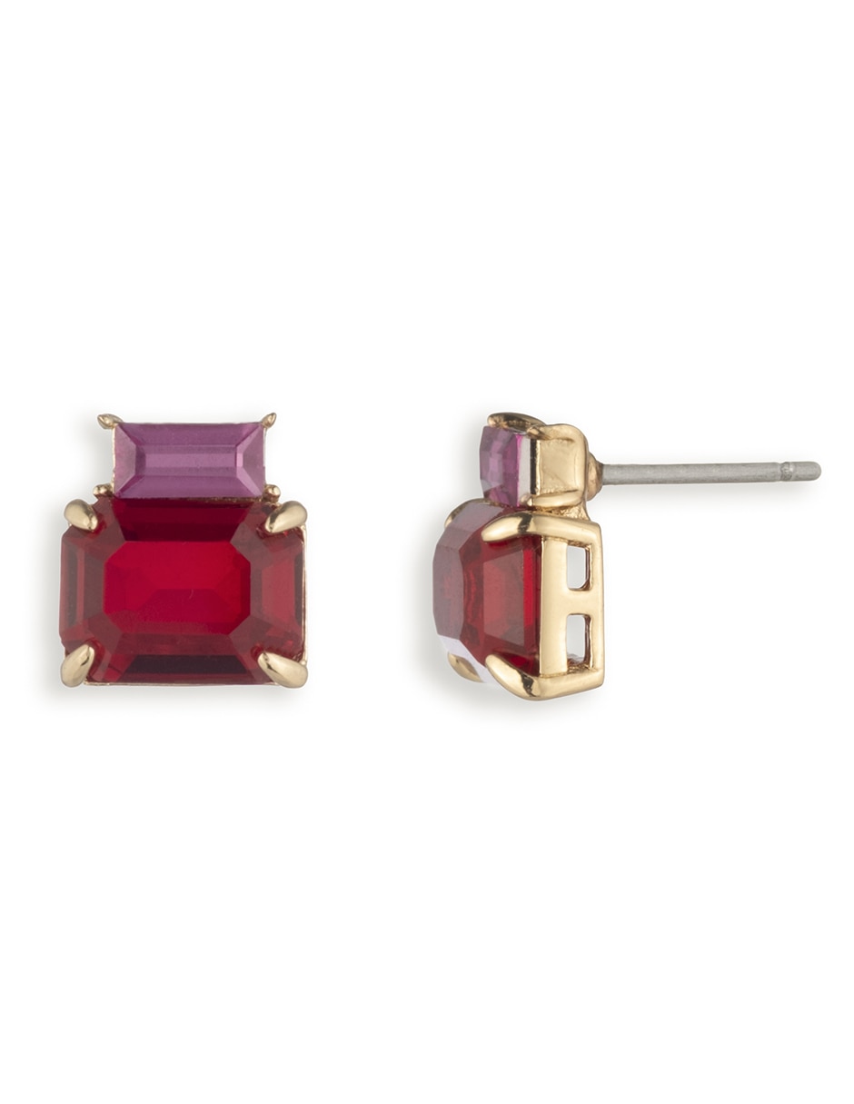 Broqueles kensington con acabado brillante cristal