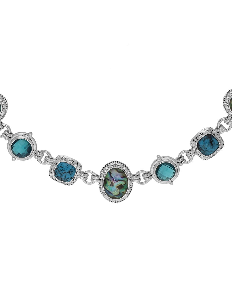 Collar ovalado Royal Blue