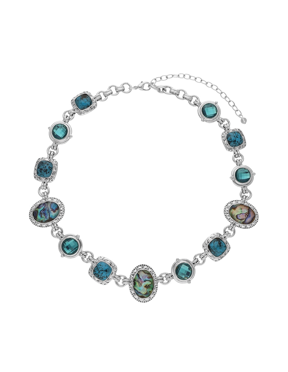 Collar ovalado Royal Blue