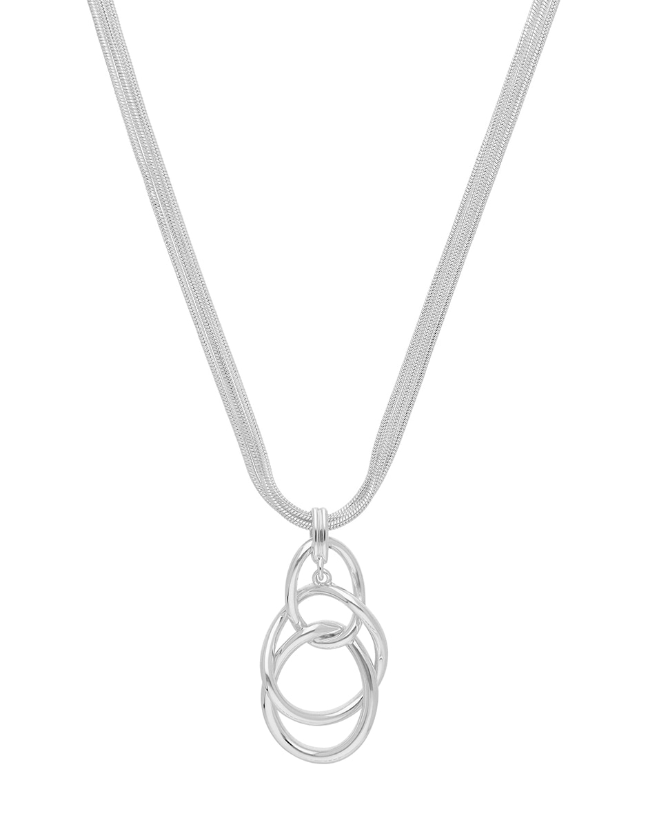 Collar entrelazado Silver Rings