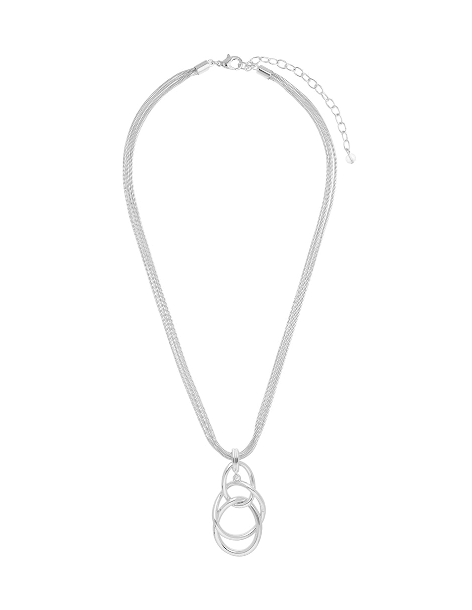 Collar entrelazado Silver Rings