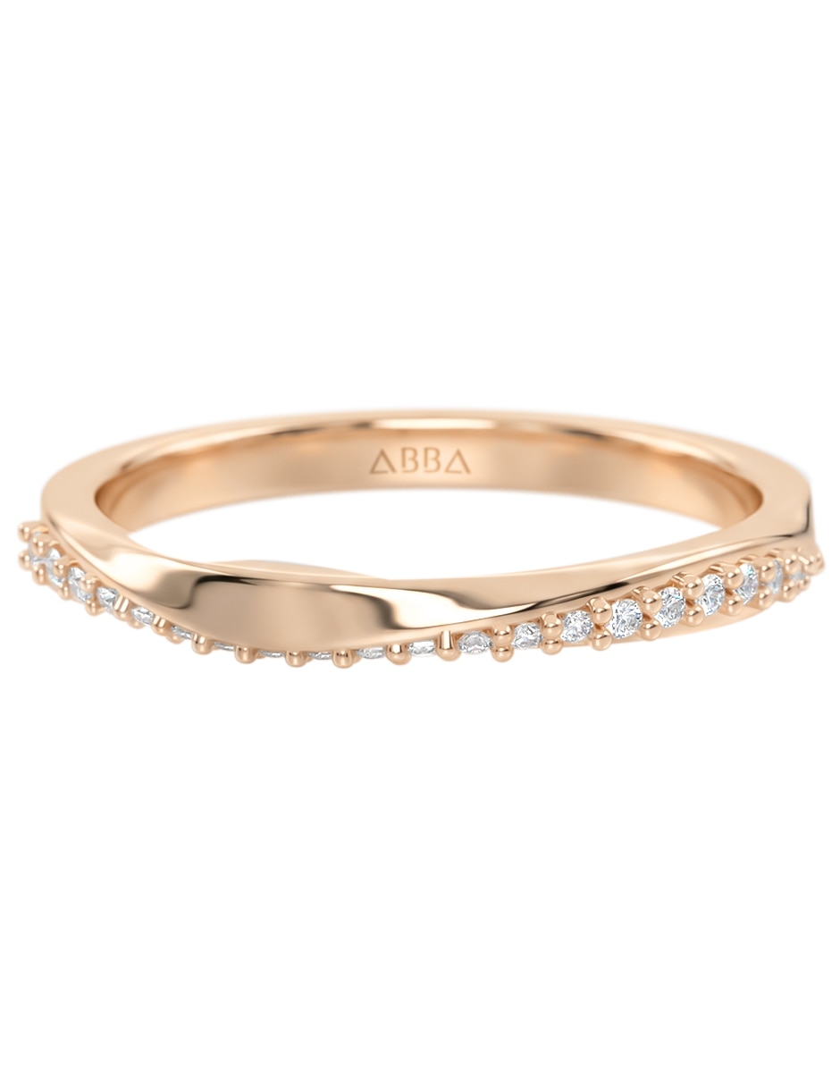 Anillo 14 k de oro zirconia brillante Anillo 14 k de oro zirconia brillante