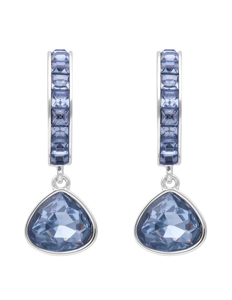 Aretes circulares Color Earring Capsule con acabado brillante cristal 3